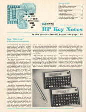 VTG 1981 HEWLETT-PACKARD MAGAZINE INTRODUCING HP-11C/12C SLIM LINE CALCULATORS