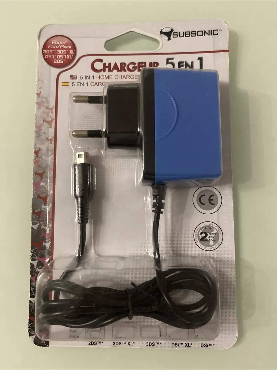 Charger Sector 5 IN 1 Nintendo 2ds 3DS XL 3DS Dsi XL dsi New Warranty 2  Years