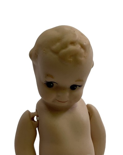 Vintage Shackman Bisque Victorian Doll Head Bust 4.5