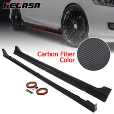 Side Skirt Splitter Carbon Fiber Color For Honda Accord Sedan 13-17 JDM MD Style