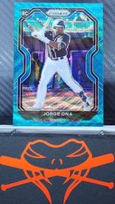 Jorge Ona - 2021 Prizm TIER III #209 - Padres RC - TEAL WAVE PRIZM SP