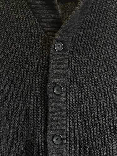 Great Northwest Cardigan donna in maglia grigio nonno - Taglia GRANDE con bottoni - Foto 2 di 6