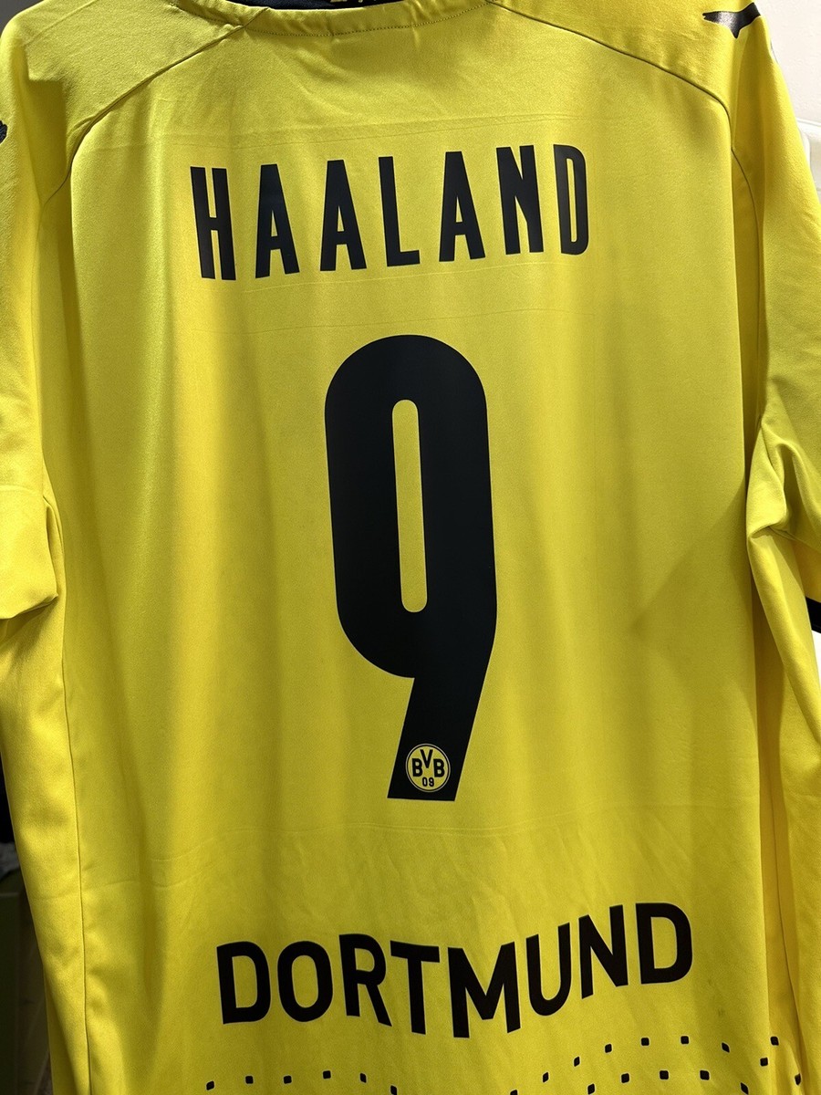 BORUSSIA DORTMUND 11/12 Custom Home HAALAND KIT SHIRT JERSEY KAPPA