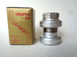 Casque OFMEGA 1 Chrome Acier - Vintage Italie - Pour Vélo De Course