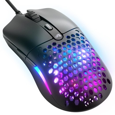 GLORIOUS Model O Eternal Ultralight RGB Gaming Maus - Kabelgebunden - Mattschwarz