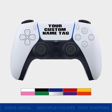PS5 Controller Name Decal Custom Vinyl Sticker Touchpad Gamer Tag Personalized