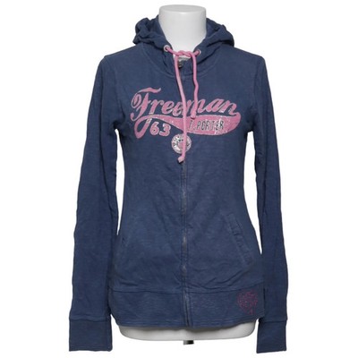 Freeman T. Porter, Kapuzenpullover, Größe: L, Blau/Pink, Baumwolle #C9u