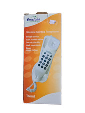 Binatone Trend Corded Telephone 0119 White - Boxed Unused