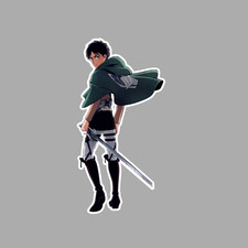 Eren Yeager Anime Premium Glossy Sticker Vinyl - Attack On Titan
