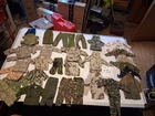 Lot of Vintage UNIFORMS-1990s 12"  GI Joe Clothing Pieces,  25 TOS 14 , Pants,