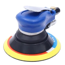 6"Air Palm Random Orbital Sander 10000 RPM Dual Action Pneumatic Round Polisher