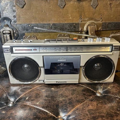 Vtg. Panasonic RX-5180 Mini Boombox AM/FM Stereo Cassette Very Very Clean Rare