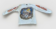 VTG Looney Tunes Taz Bugs Coyote Space Jam 1996 Long Sleeve Shirt Youth XL