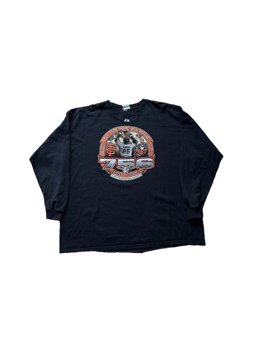 新品未使用 バリーボンズ 756ホームラン Tシャツ メジャーリーグ MLB 