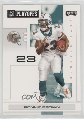 2007 Playoff NFL Playoffs Black 162/199 Ronnie Brown #53 0b6