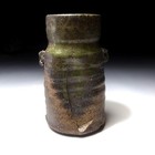 VD22 Vintage Japanese pottery vase, Iga Ware