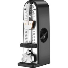 Ueteto Mechanical Metronome Black/Loud Sound Piano Drum Violin GuitarOpens in...