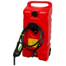 Scepter Portable Gas Fuel Tank,Container Caddy Can w/ Siphon Pump,14 Gallon,Red
