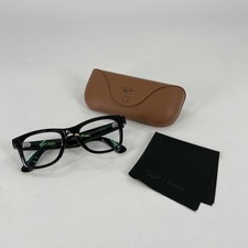 Ray-Ban Meta Wayfarer Gen 1 Shiny Black/Clear Lens/Large- Good Condition