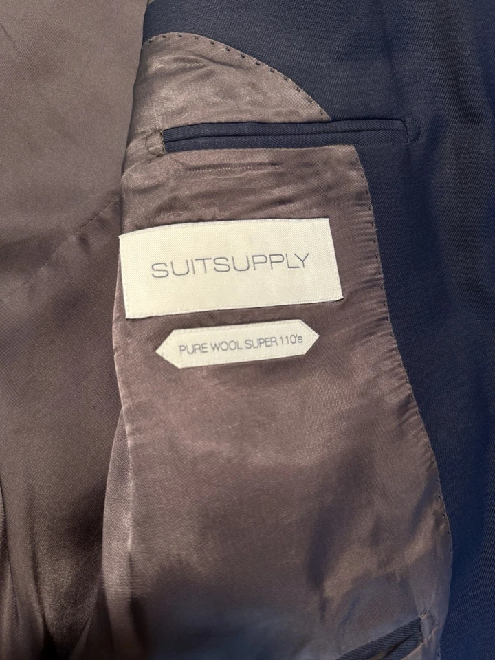 Suit Supply Napoli 40S Navy Suit - Image 4 of 4