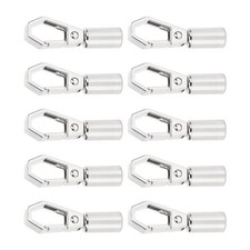 10 Set Cord End Cap Rope Stop Snap Decking Fittings Bulk For Jewelry Making With