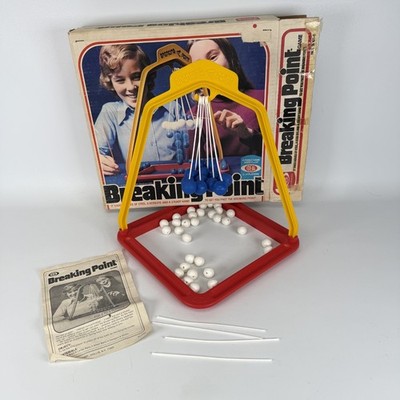 Vintage 1976 BREAKING POINT Game by Ideal Complete
