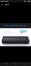 ORICO 10-Port 36W (12V/3A) USB3.0 HUB 3.3FT USB Date Power Supply for PC