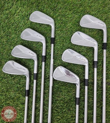 2023 TAYLORMADE P7MC IRON SET 3-PW XSTIFF KBS TOUR C TAPER 130 X GOOD