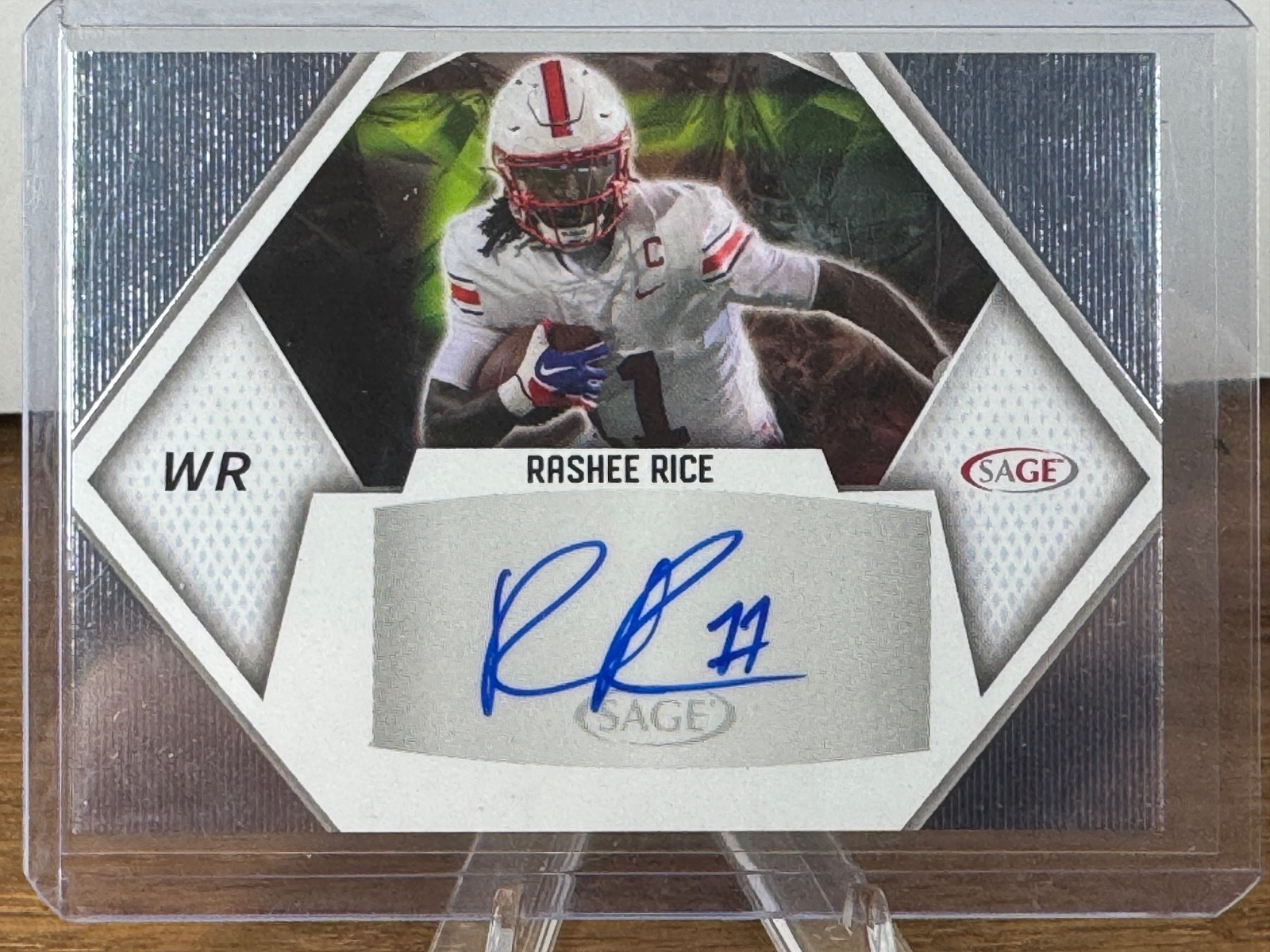 Rashee Rice Sage Low Series Autographs #ARR Base