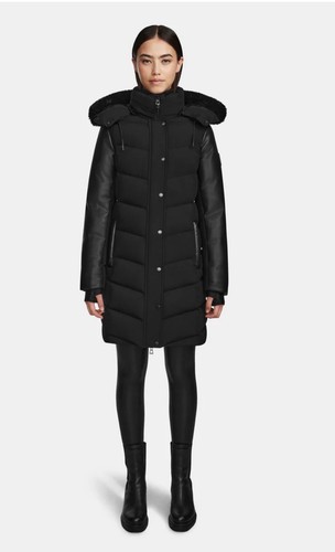 RUDSAK ELSA XS Black Down Puffer Parka Coat – Hoodie $1,045 MSRP – NWT