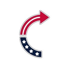 Pegatina Turning Point EE. UU. Charlie Kirk conservadora troquelada laminada