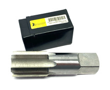 Interstate 09037516 Straight Flute Tap: M39x1.5 Metric Fine, 6 Flute, Plug Chamf