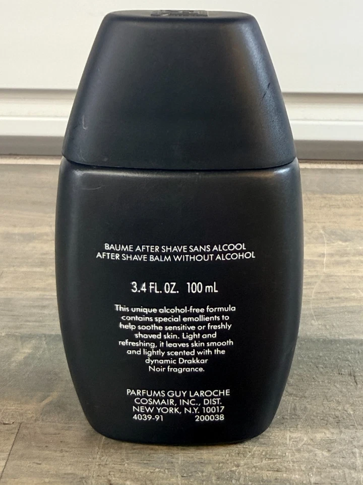 BOY LAROCHE ~ ВИНТАЖНЫЙ БАЛЬЗАМ ПОСЛЕ БРИТЬЯ DRAKKAR NOIR ~ 0,13 жидк. унц. - Изображение 2 из 4