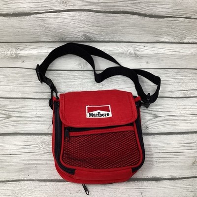 Marlboro CD Holder Fanny Pack 7x7.5 Red | eBay