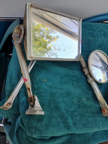 Vintage Coronado SET / Side View Mirrors Fits 60s - 70. s  CHEVROLET GMC  TRUCK