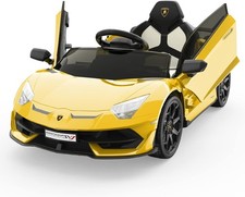 Licensed Lamborghini 12V Kids Ride-On Car W/ Parent Remote Control, for Ages 3-8