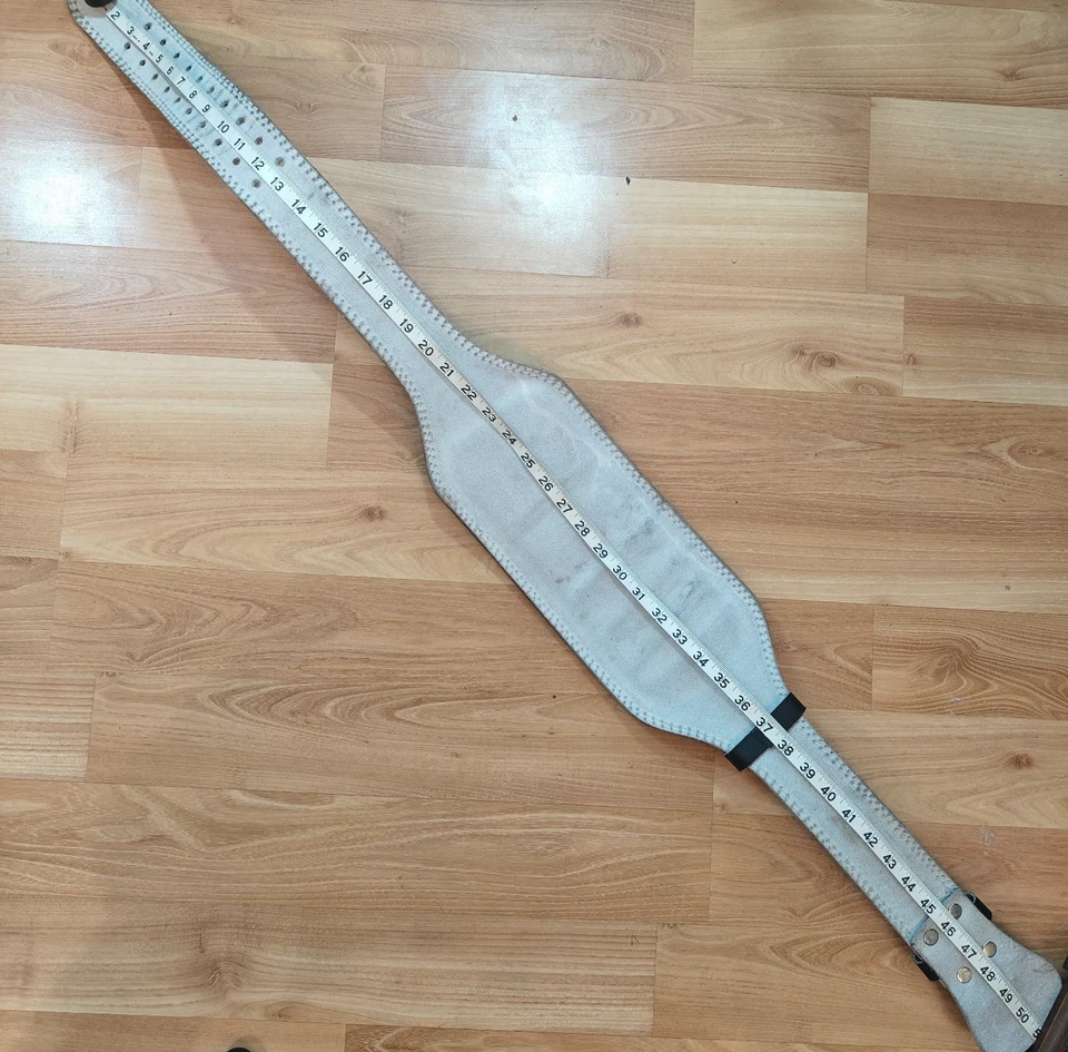 Пояс Valeo мягкий замшевый кожаный контурный 6 дюймов для тяжелой атлетики подъема большой 34–45 дюймов - Изображение 3 из 3