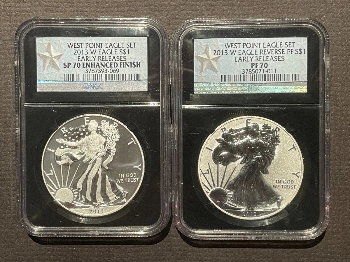 American Eagle PR 70 Graded 2013 Silver Bullion Coins for sale | eBay