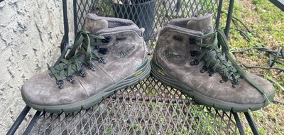 Danner Mountain 600 Boots Brown Green Leather Vibram Goretex 62243 Men's  9.5 D