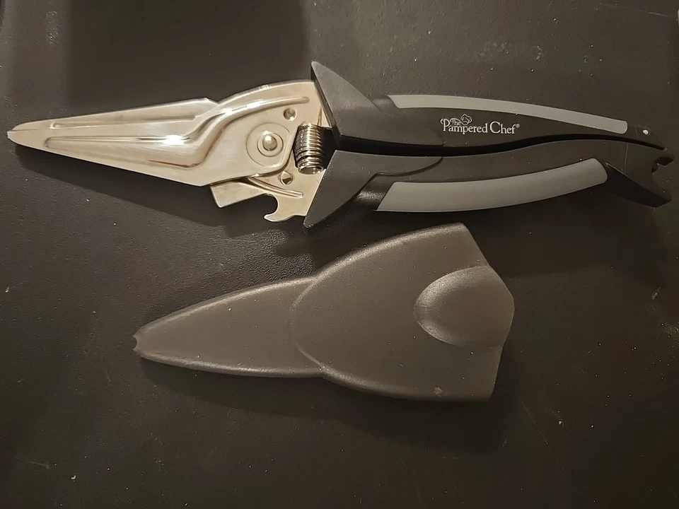 Tijeras profesionales Pampered Chef 1088 con funda cocina tijeras multiusos Foto 2 de 4