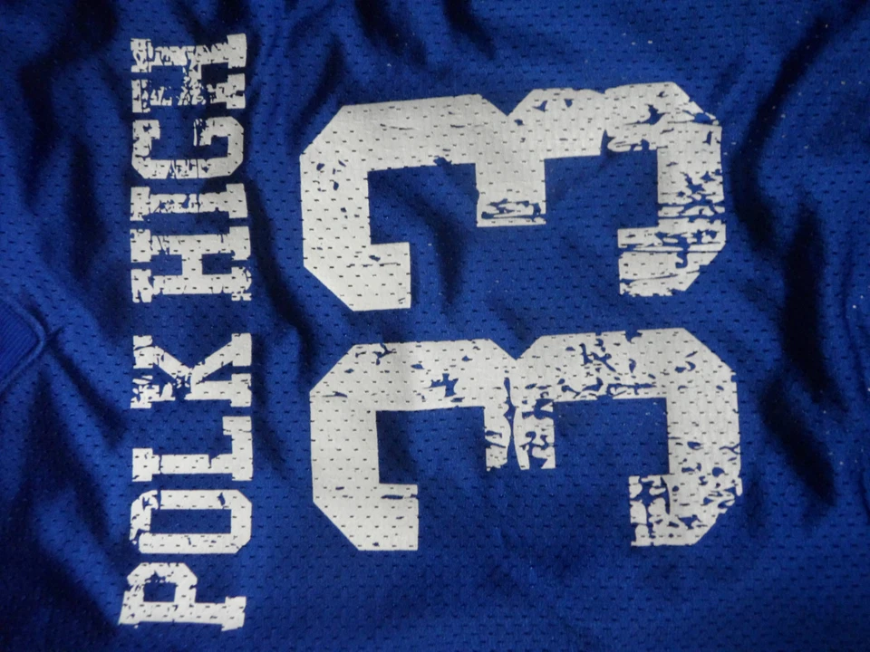 成人男式已婚儿童 Al Bundy Polk High #33 足球球衣服装 — 第 3/4 张图片