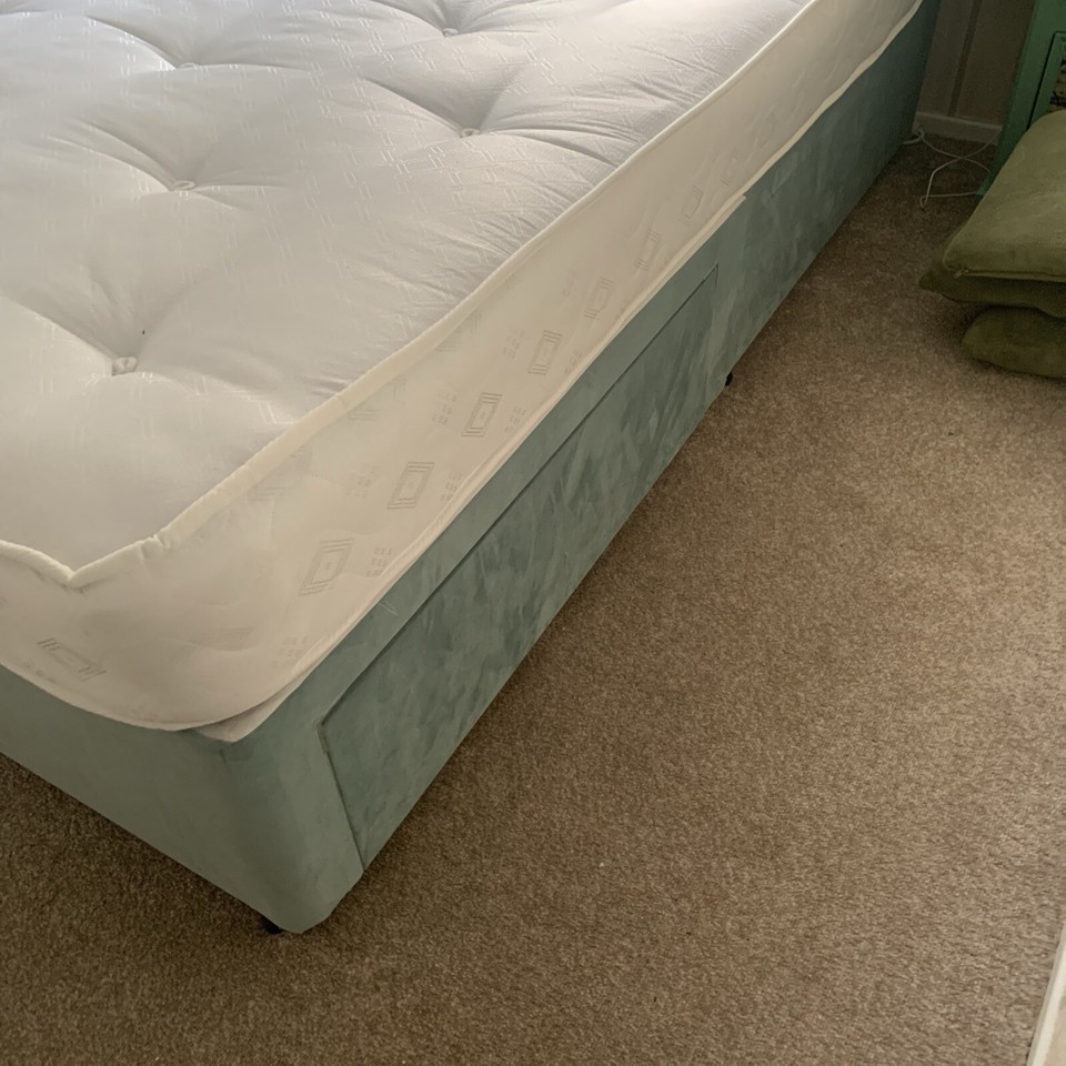 super king size bed with mattress headboard Superb Condition Unmarked eBay