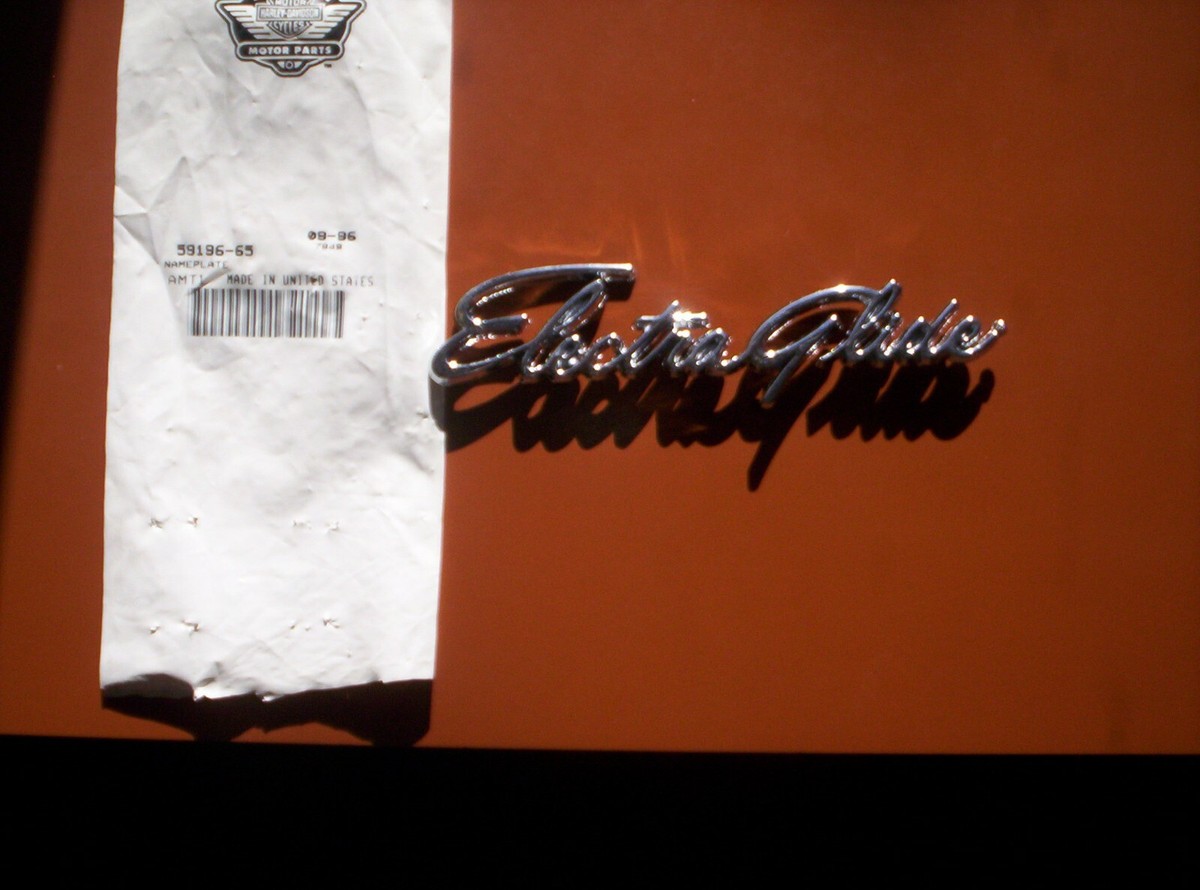 Genuine Harley Davidson OEM Electra Glide fender emblem Set Part