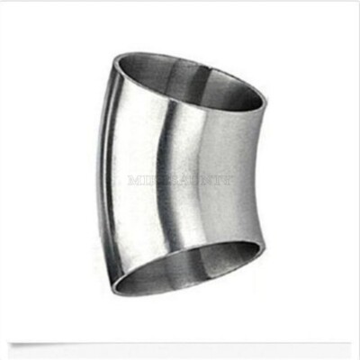 New 45 Degree 3''Od Sanitary Weld Elbow Pipe Fitting 1Pc Stainless Steel 304 7 st