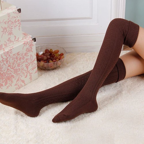 Extra Long Stocking Thigh High Tights Over Knee Thigh Socks Long Knee High Socks - Picture 17 of 32