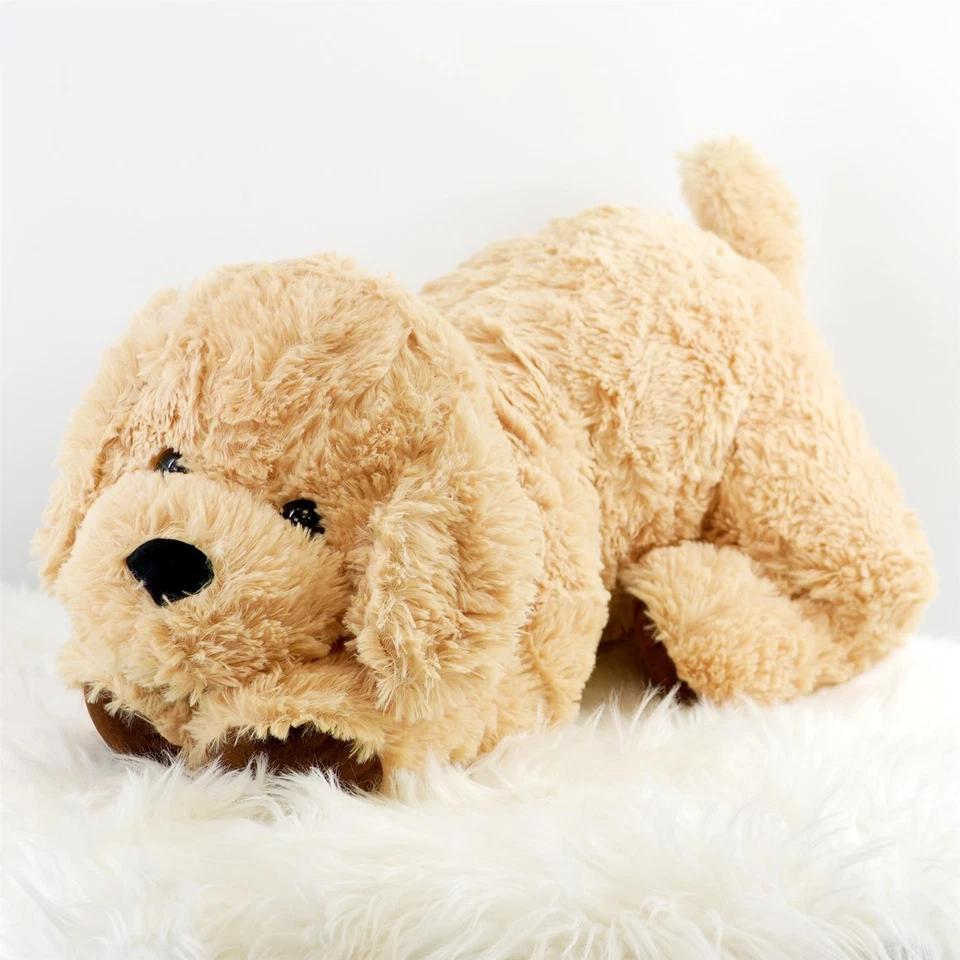 28 Inch Giant Plush Lying Dog Soft Stuffed Cuddly Teddy Toy Lifelike Cute Puppy - Image 2 of 4