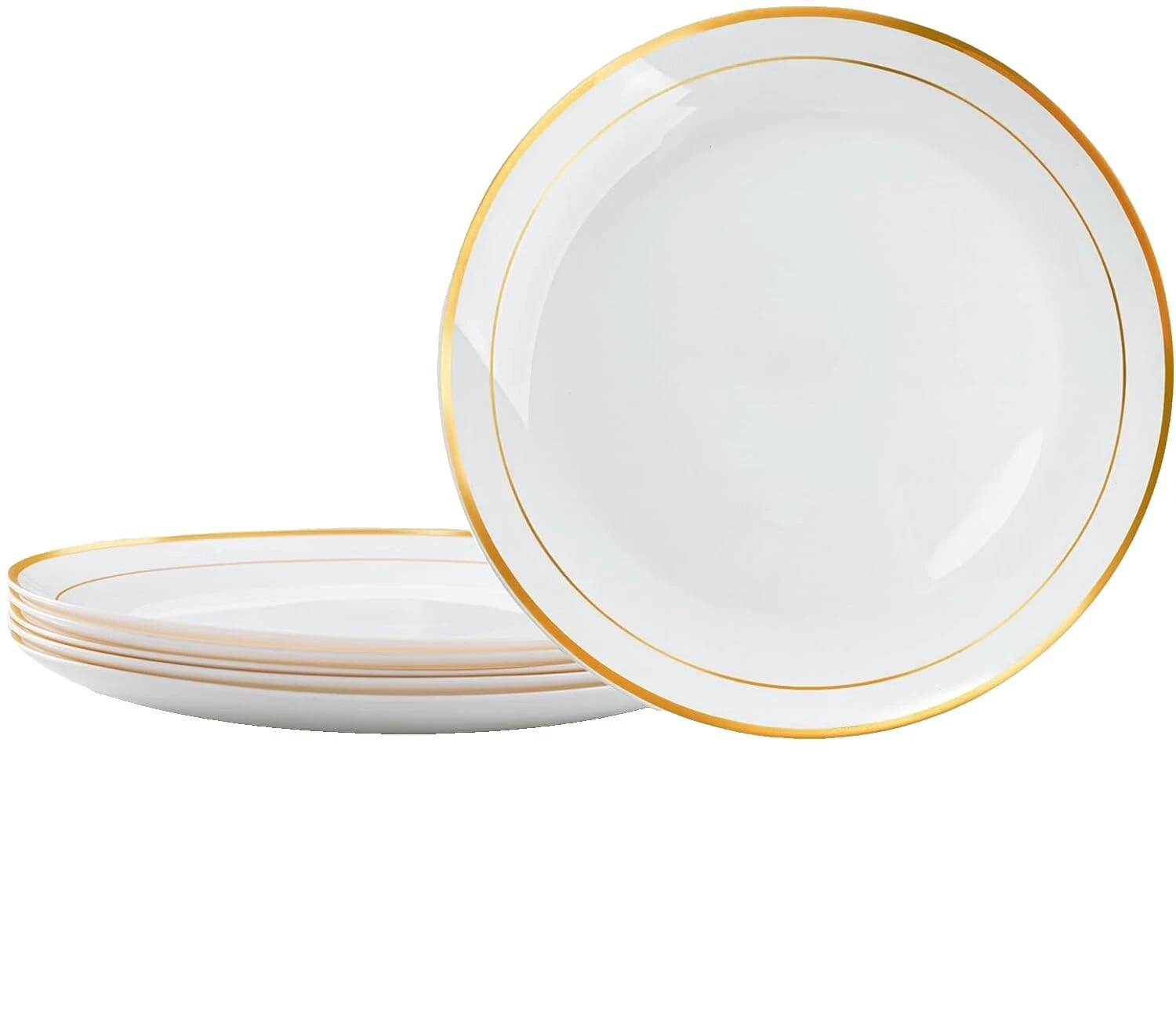Round Glass Dinnerware Plates
