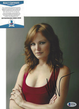 MALIN AKERMAN SIGNED AUTHENTIC 'BILLIONS' 8x10 PHOTO TV ACTRESS BECKETT COA BAS
