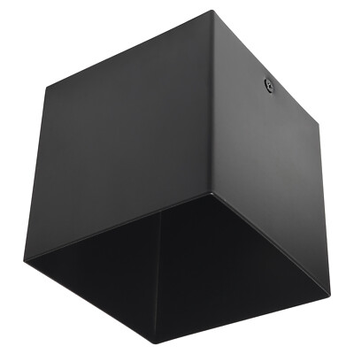 4'' Cube Ceiling Spotlight, Matte Black Finish, 50W GU10, Living Room & Entryways