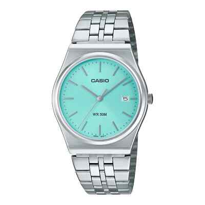 CASIO Men's Wrist Watch MTP-B145D-2A1 Turquoise Blue 35mm Quartz
